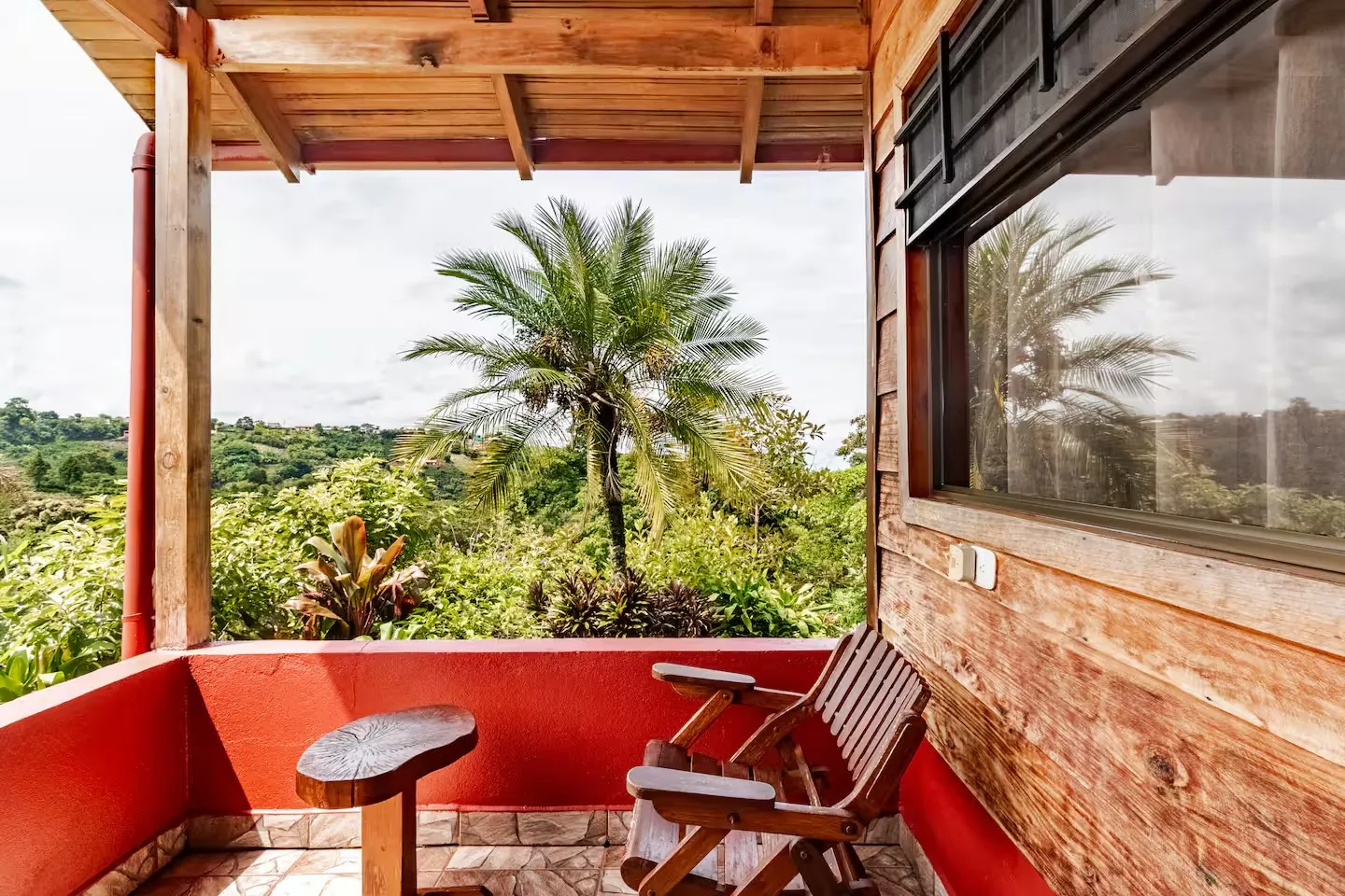 Morpho Cottage bedroom at Mango Valley